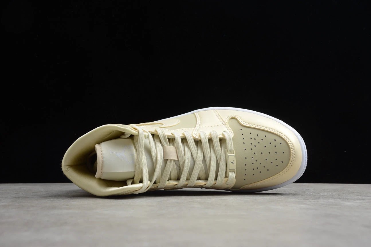 Air Jordan 1 Mid Goose Feather Yellow Lemon by Air Jordan