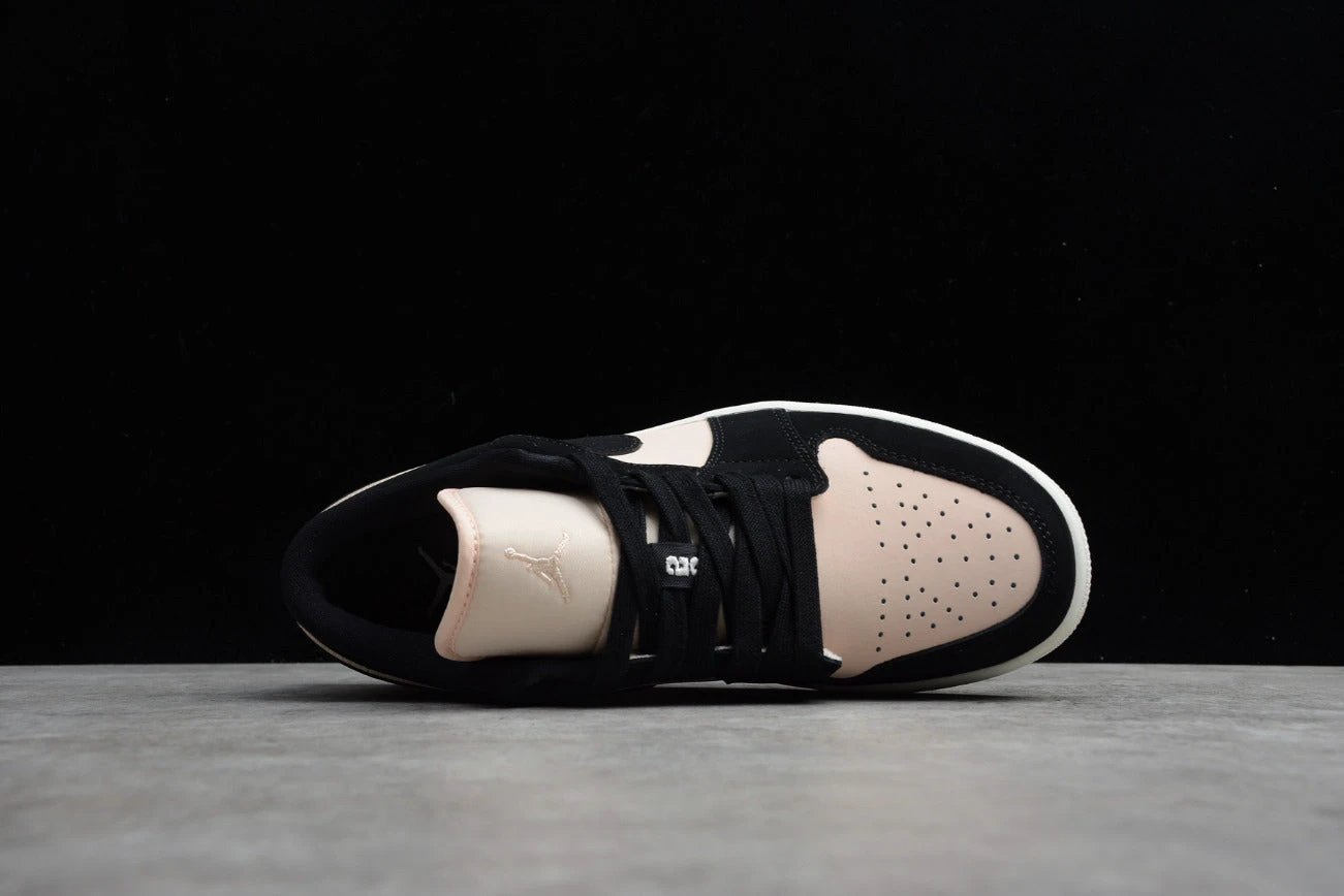 Air Jordan 1 Low Top Black and White Pink by Air Jordan