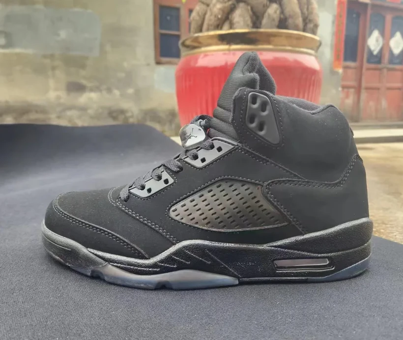 AJ 5 Black Cat Shoes Sneakers by Air Jordan