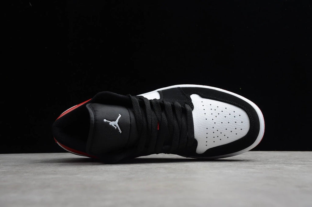 Air Jordan 1 Low Top Black Red Toe by Air Jordan