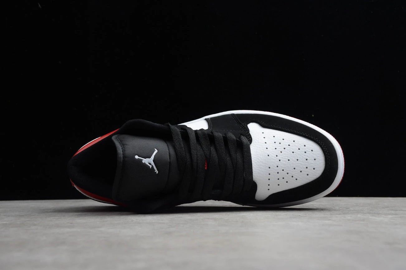 Air Jordan 1 Low Top Black Red Toe by Air Jordan