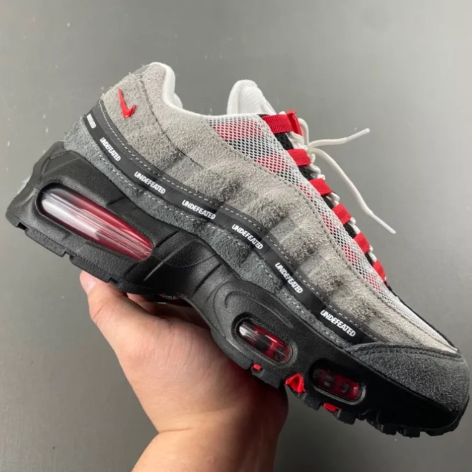 Air Max 95 SP x Undefeated Geo Tokyo Bright Crimson Shoes Sneakers by Air Jordan