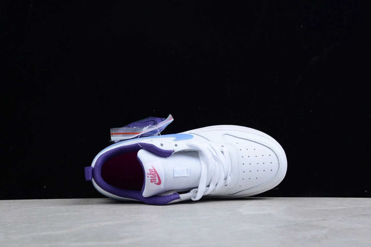 NK Court Borough Low 2 White Purple by Air Jordan