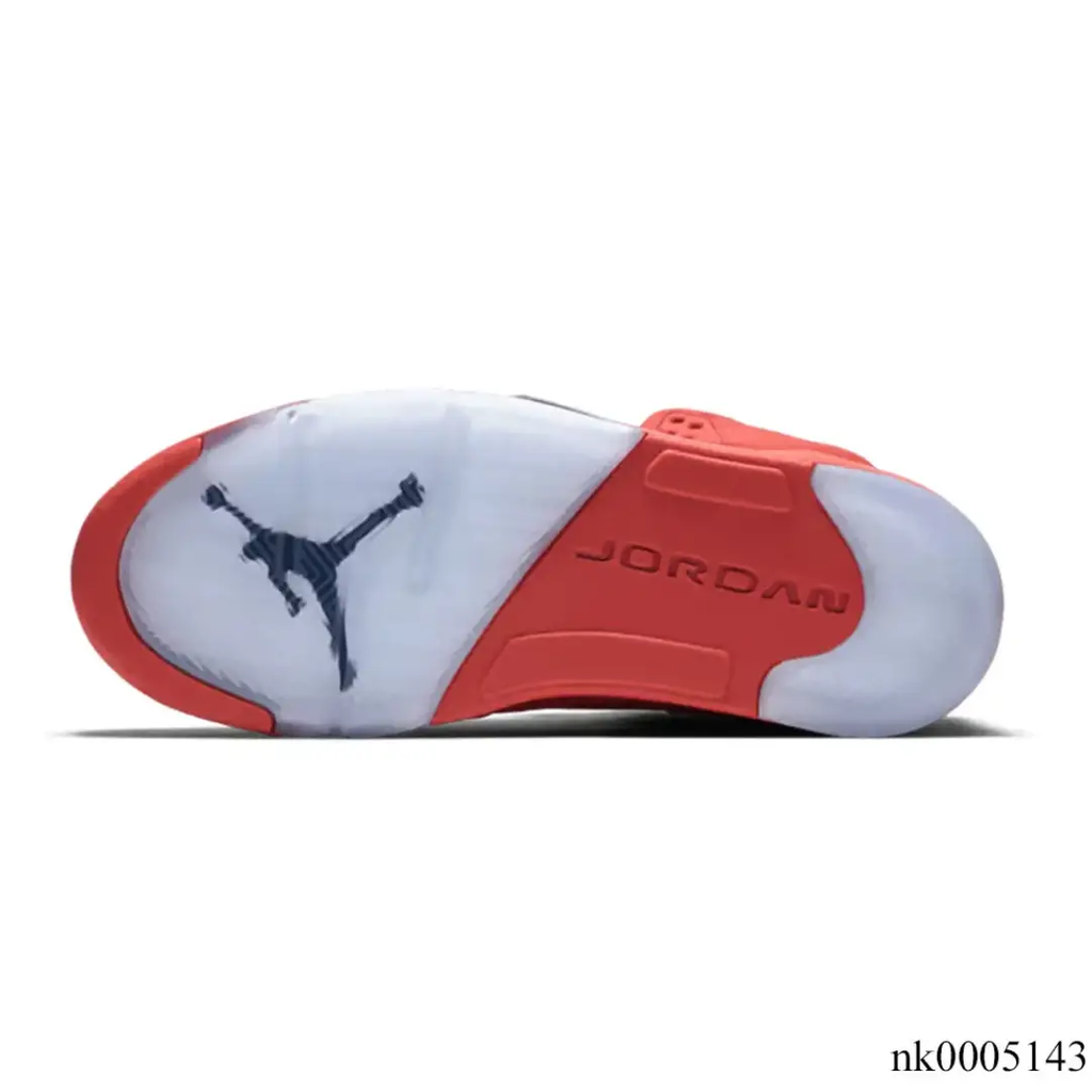 Air Jordan 5 Retro Red Suede Shoes Sneakers by Air Jordan