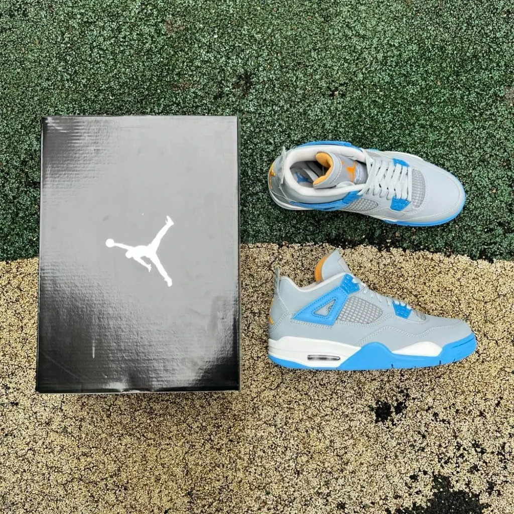 Air Jordan 4 LS Mist Blue Shoes Sneakers by Air Jordan