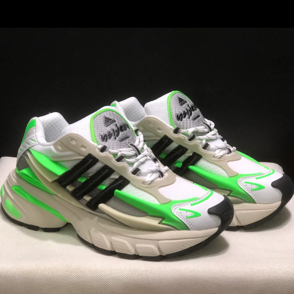 Pharrell x AD Adistar Jellyfish ‘Focus Olive Real Green’ Blue Shoes Sneakers by Air Jordan