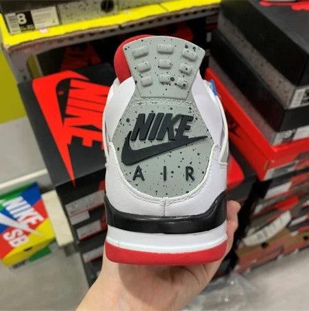Air Jordan 4 SE White Red Blue Cement by Air Jordan