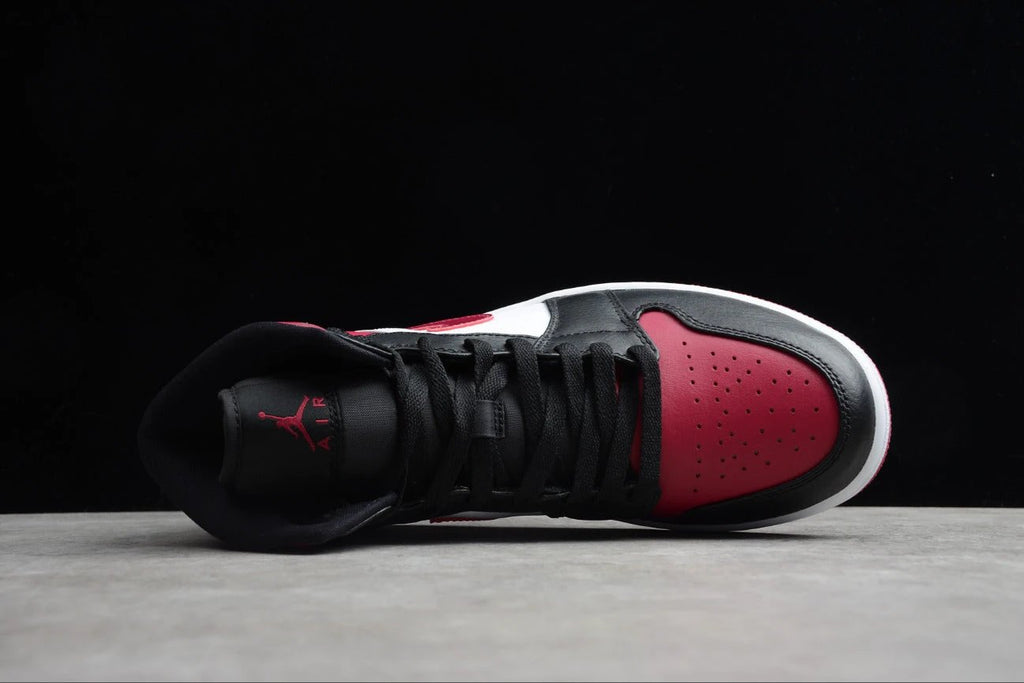Air Jordan 1 Mid Bred Toe by Air Jordan