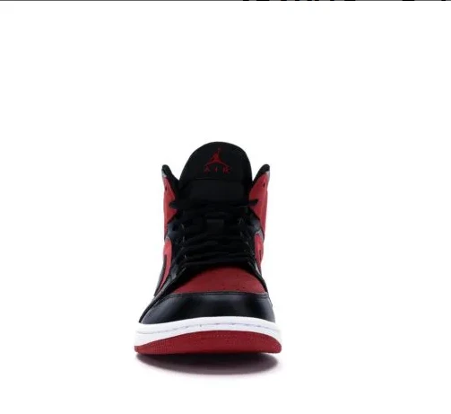 AJ 1 Mid Gym Red Black Shoes Sneakers by Air Jordan