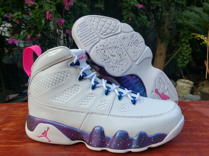 Air Jordan 9 White Galaxy by Air Jordan