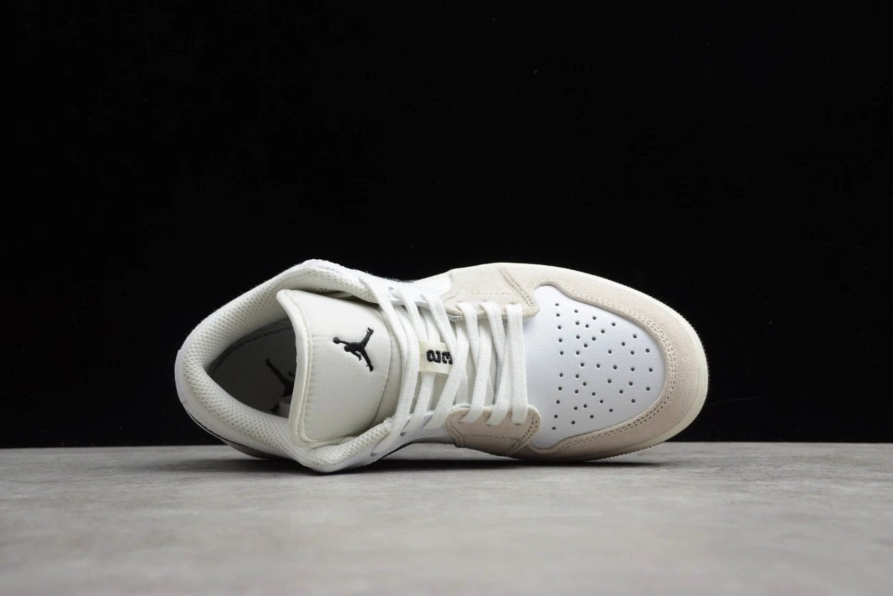 Air Jordan 1 Low White and Black Little Paris by Air Jordan