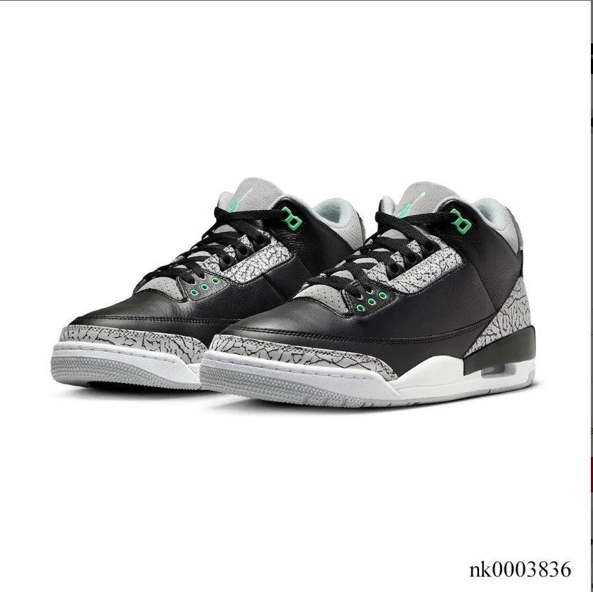 Air Jordan 3 Green Glow Shoes Sneakers by Air Jordan