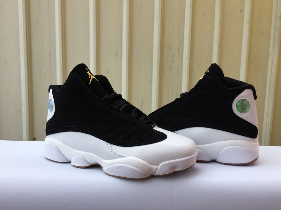 Air Jordan 13 Retro Black White Gum by Air Jordan