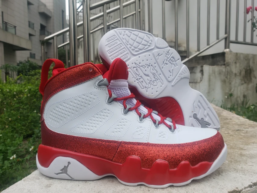 Air Jordan 9 Red White by Air Jordan