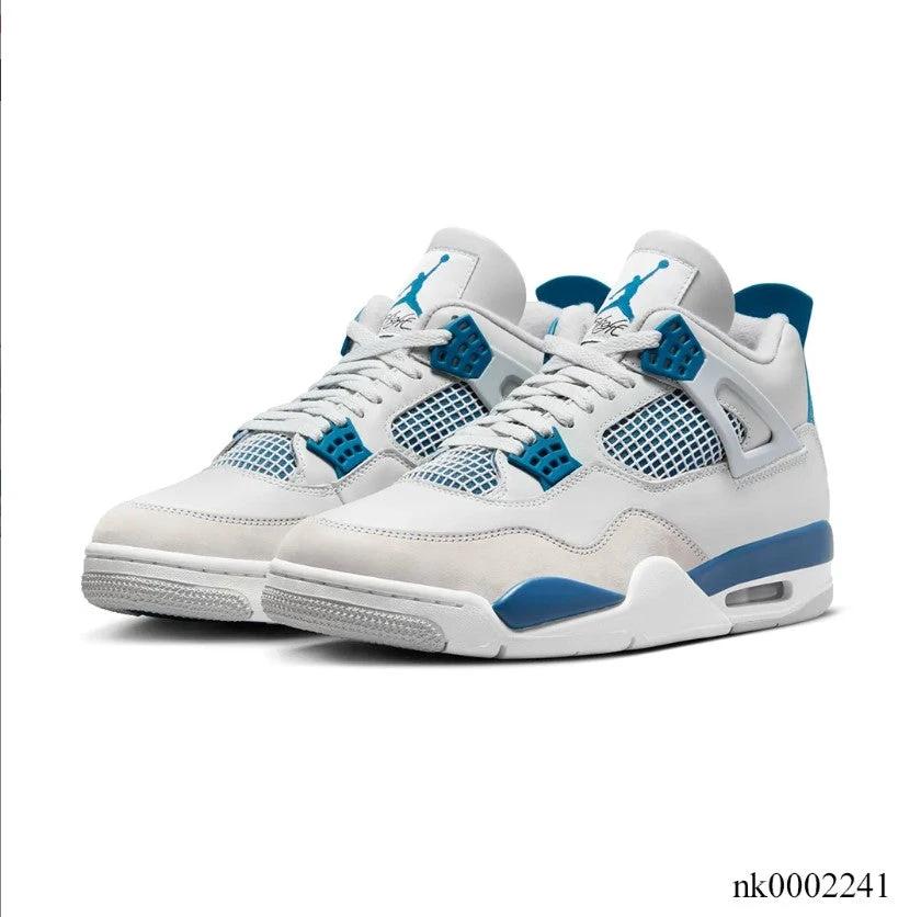 AJ 4 Retro Military Blue Shoes Sneakers by Air Jordan