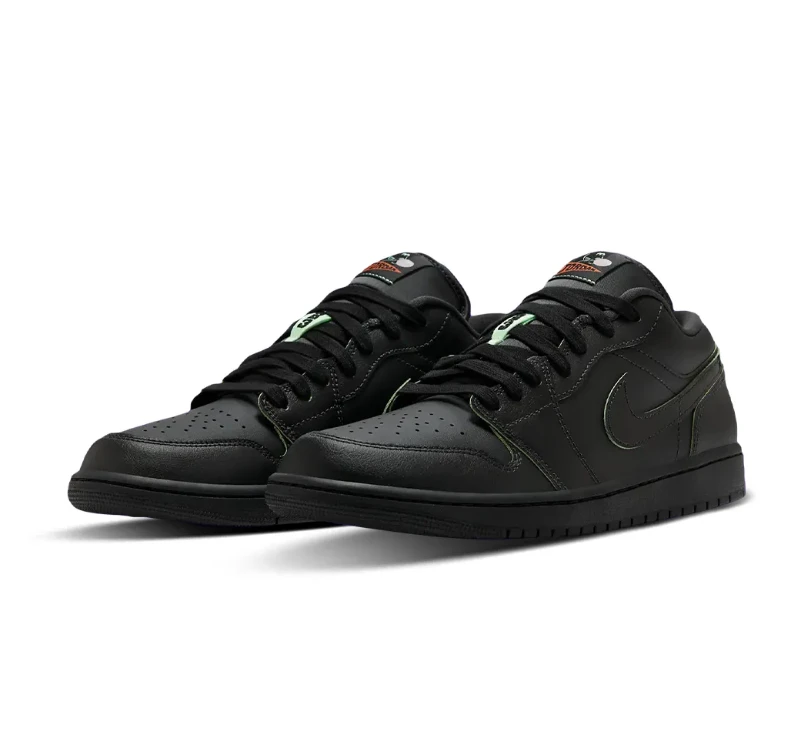 Air Jordan 1 Low Black Cat Shoes Sneakers by Air Jordan