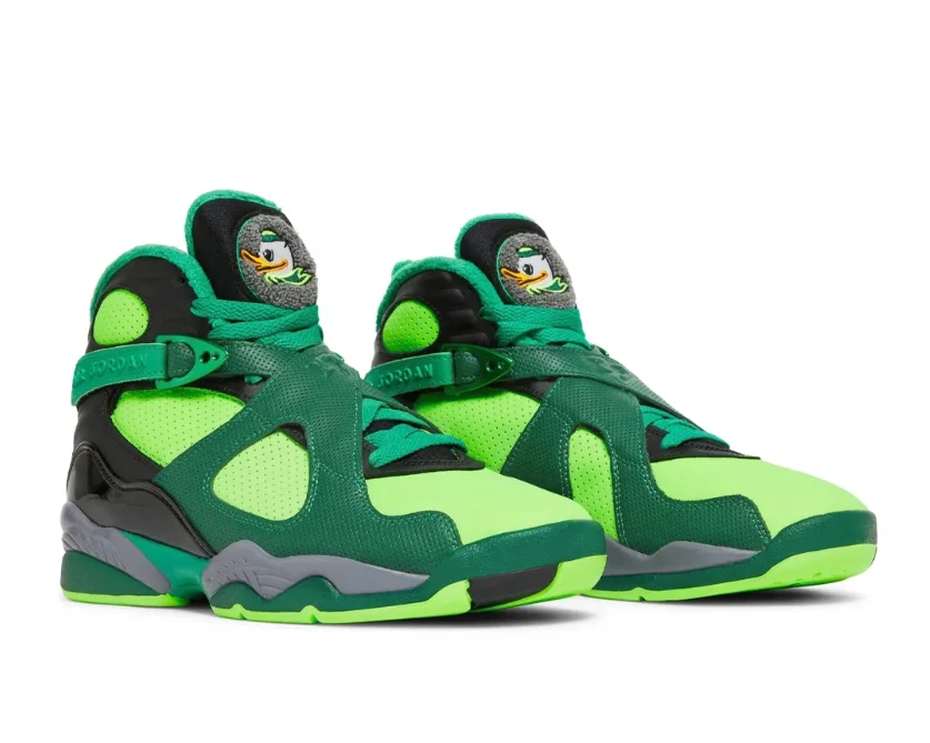 Air Jordan 8 Oregon PE Gorge Green Shoes Sneakers by Air Jordan