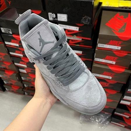 Air Jordan 4 Graffiti Grey Suede by Air Jordan