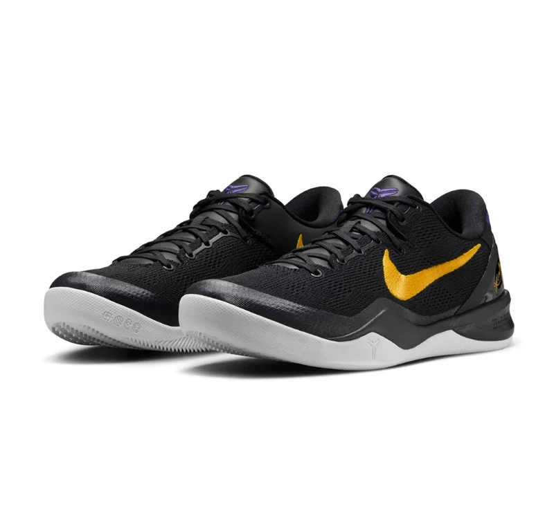 Kobe 8 Protro Black University Gold Shoes Sneakers by Air Jordan
