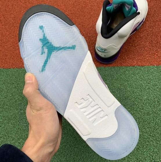Air Jordan 5 White Purple Grape by Air Jordan
