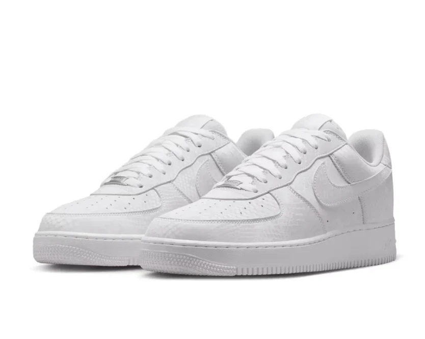 Kobe Bryant x AF 1 Low Triple White Shoes Sneakers by Air Jordan