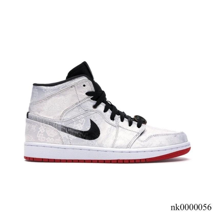 Air Jordan 1 Mid SE Fearless Edison Chen CLOT Shoes Sneakers by Air Jordan