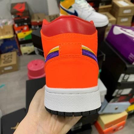 Air Jordan 1 Mid White Court Purple by Air Jordan