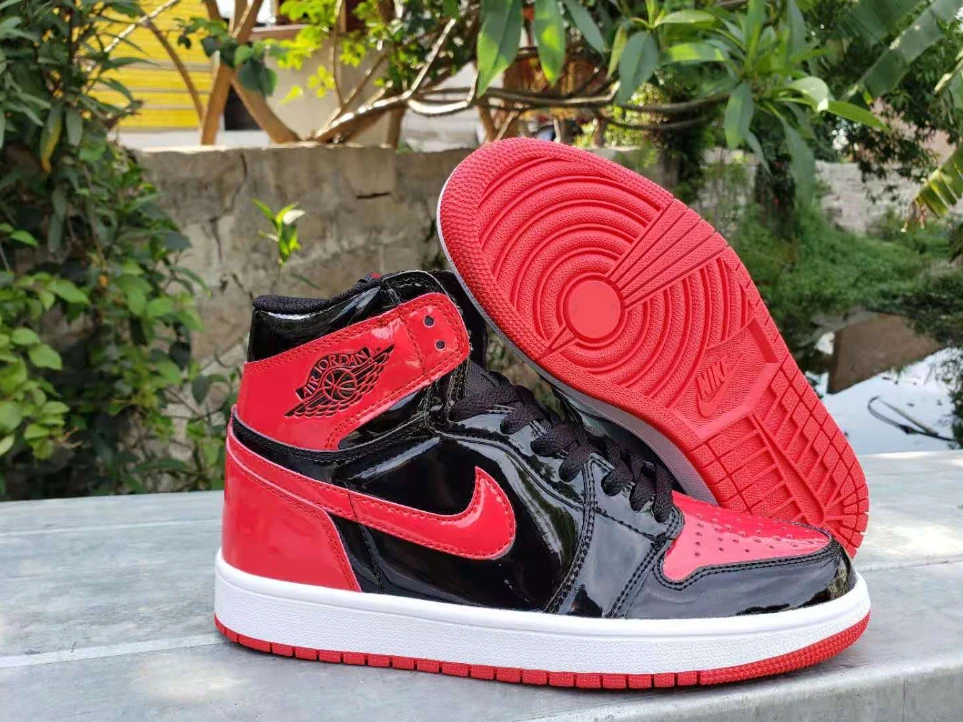 Air Jordan 1 High OG Bred Patent by Air Jordan