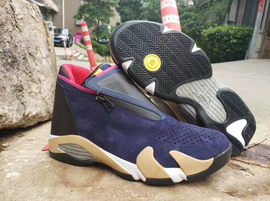 Air Jordan 14 Jumpman Z Dark Blue Champagne by Air Jordan