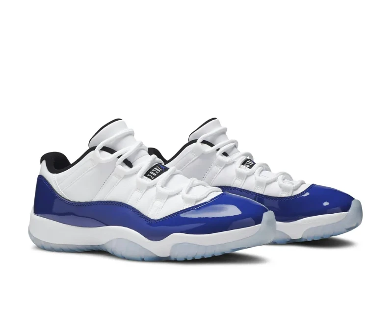 AJ 11 Retro Low White Concord Shoes Sneakers by Air Jordan