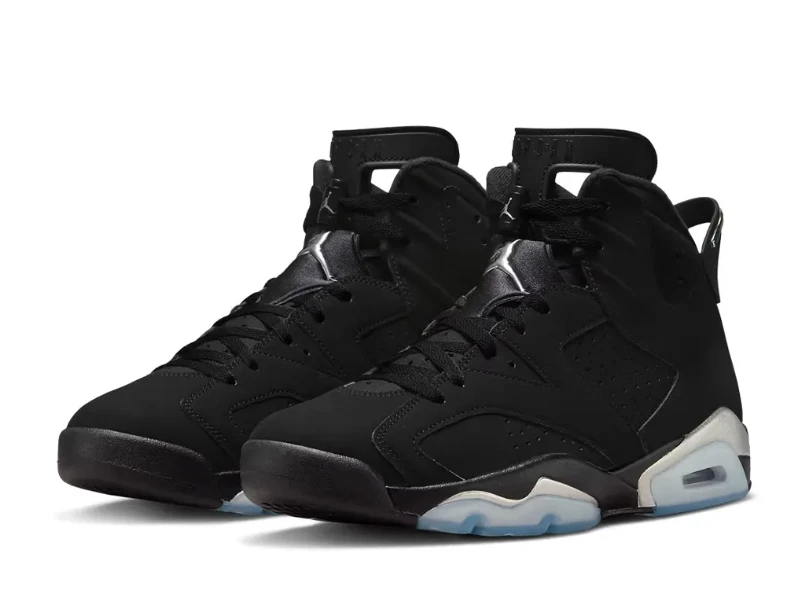 AJ 6 Retro Metallic Silver Shoes Sneakers by Air Jordan