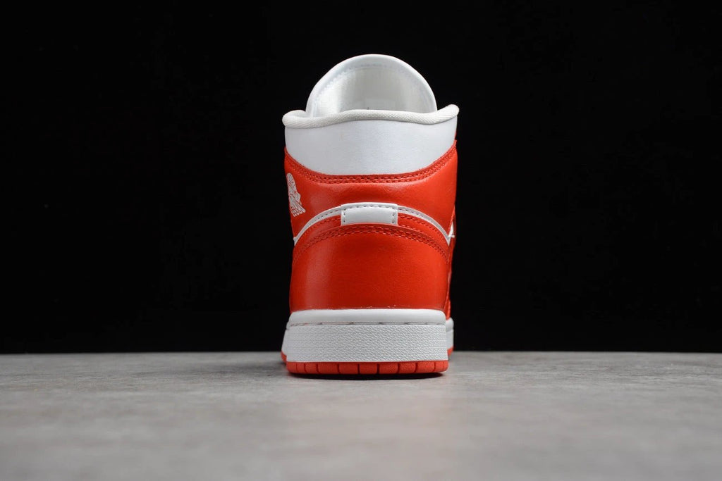 Air Jordan 1 Mid White Orange by Air Jordan