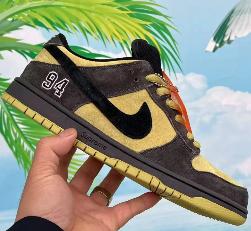 SUP x Dunk Low SB Camper Green Shoes Sneakers by Air Jordan