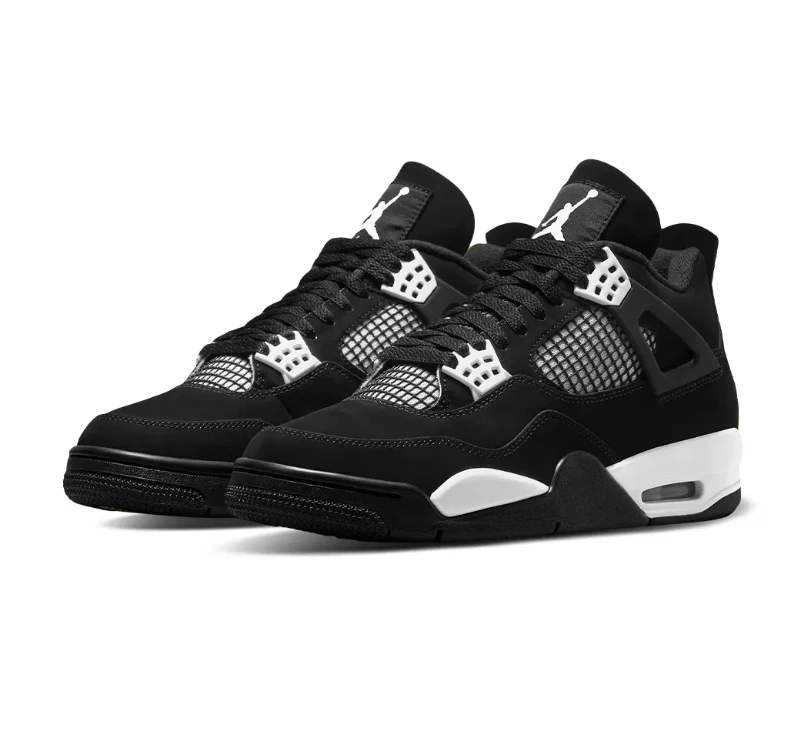 Air Jordan 4 White Thunder Shoes Sneakers by Air Jordan