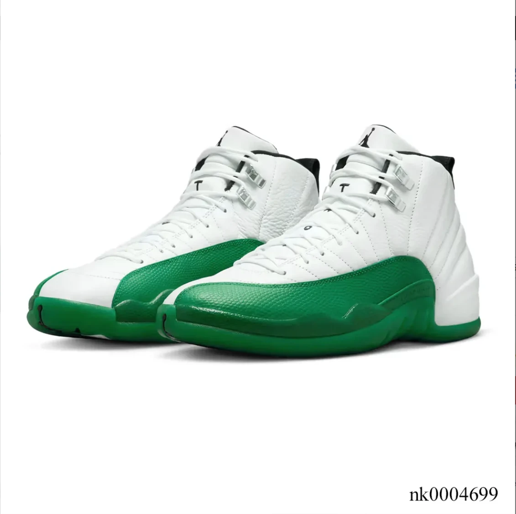 Air Jordan 12 Bucks White Green Shoes Sneakers by Air Jordan