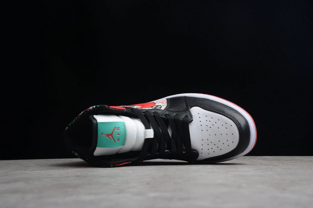 Air Jordan 1 Mid GS Ugly Christmas Sweater by Air Jordan