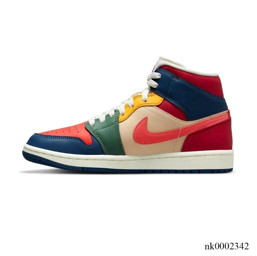 Air Jordan 1 Mid SE Multi Color Shoes Sneakers by Air Jordan