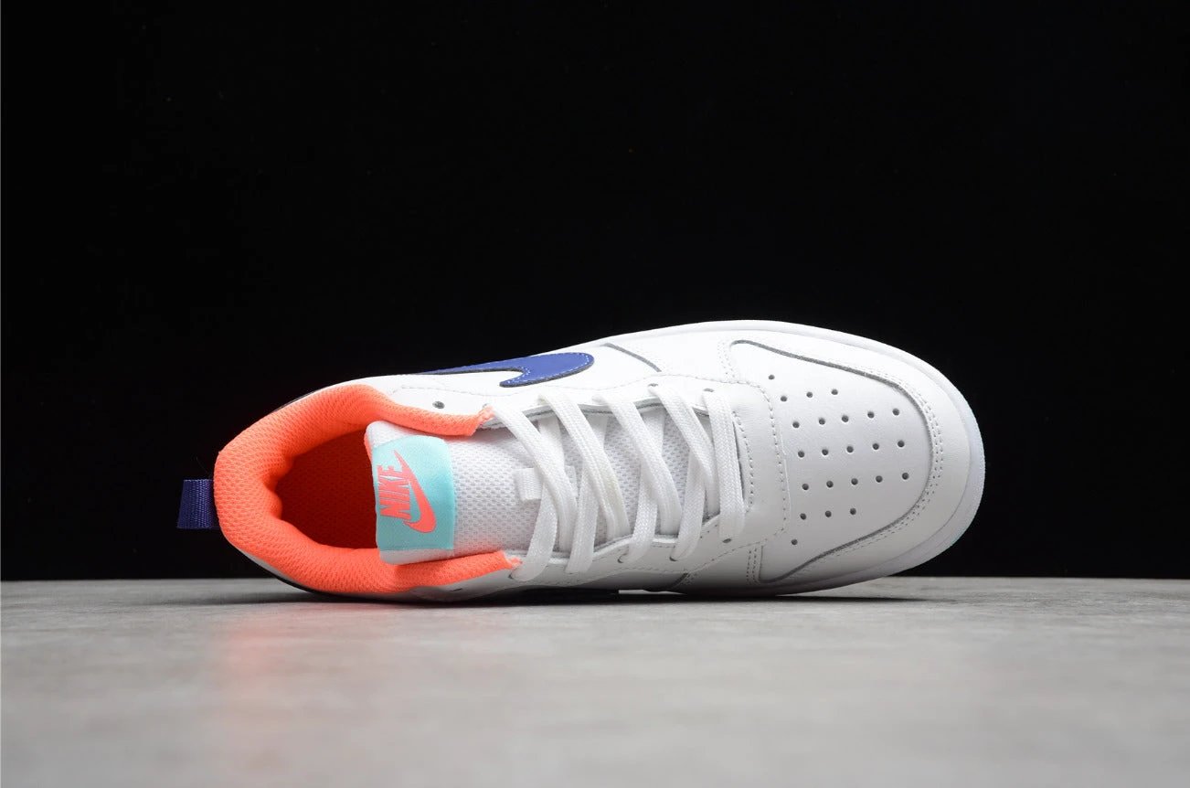 NK Court Borough Low 2 GS 'White Dark Purple Dust' by Air Jordan