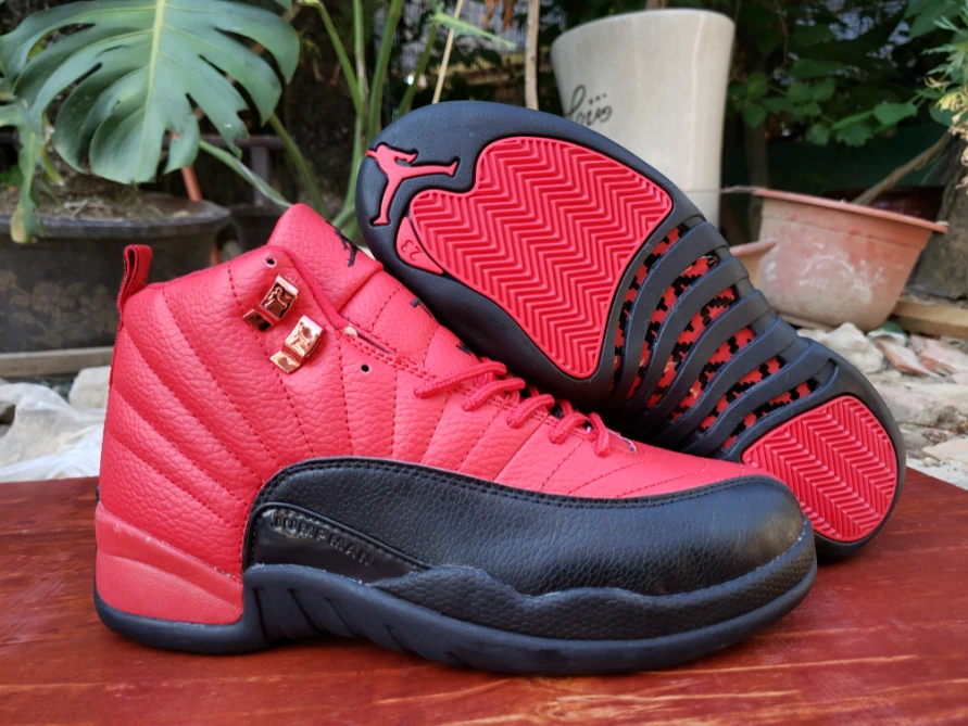 Air Jordan 12 Red Black by Air Jordan