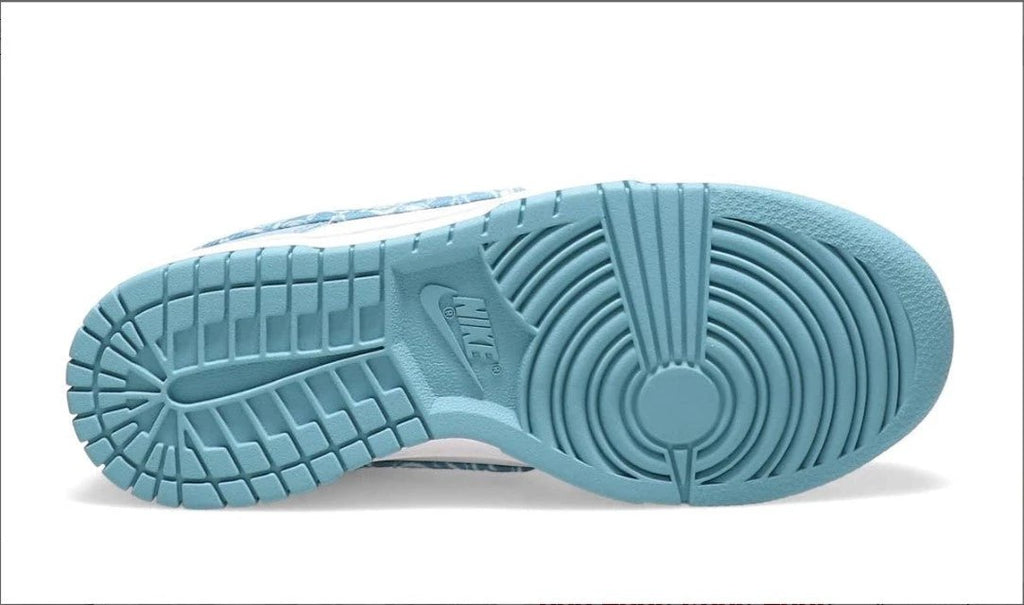 Nike Dunk Low Essential Blue Paisley Shoes Sneakers by Air Jordan