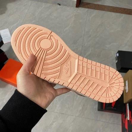 Air Jordan 1 Mid Crimson Tint Toe Cherry Blossom Pink by Air Jordan