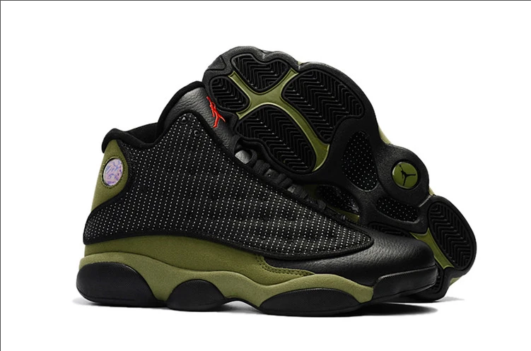 Air Jordan 13 Black Army Green by Air Jordan