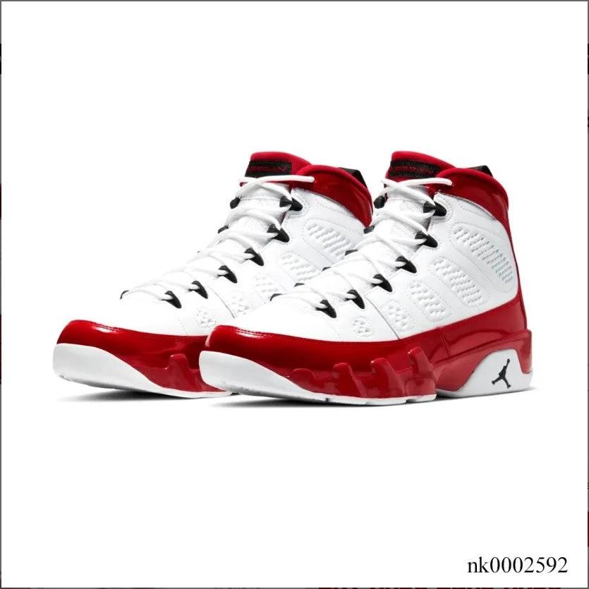 Air Jordan 9 Retro White Gym Red Shoes Sneakers by Air Jordan