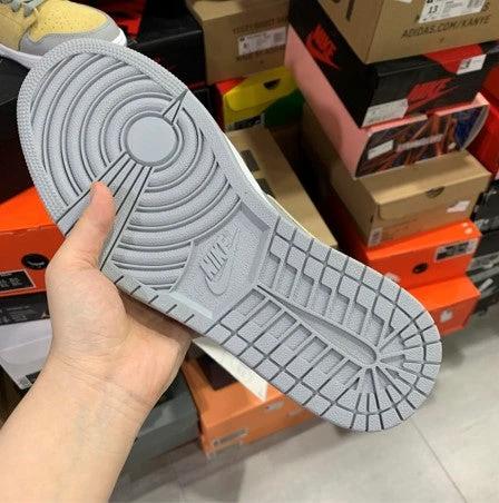 Air Jordan 1 Mid Gray Yellow by Air Jordan