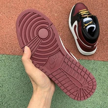 Air Jordan 1 Mid Black And Red Color Matching by Air Jordan