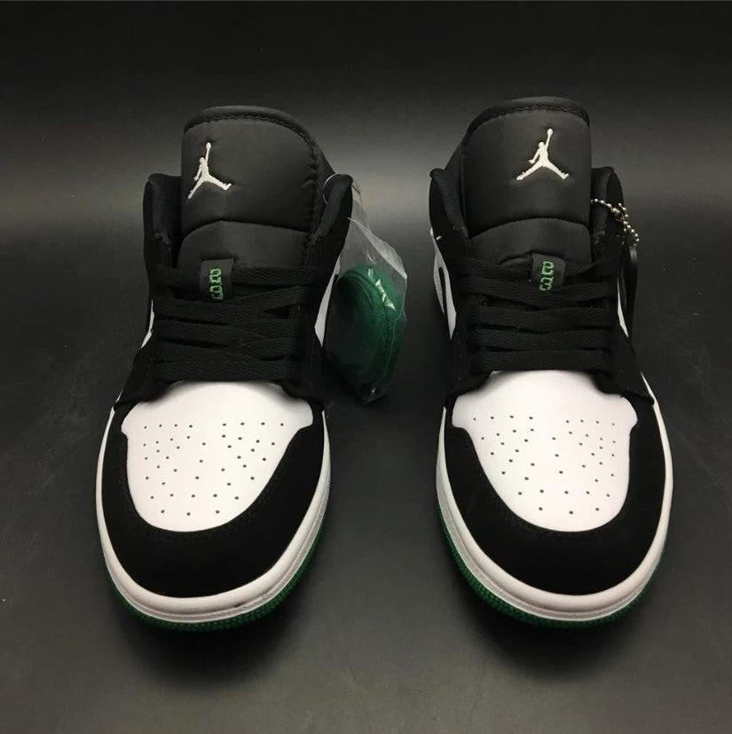 Air Jordan 1 Low White Black Mystic Green Shoes Sneakers by Air Jordan