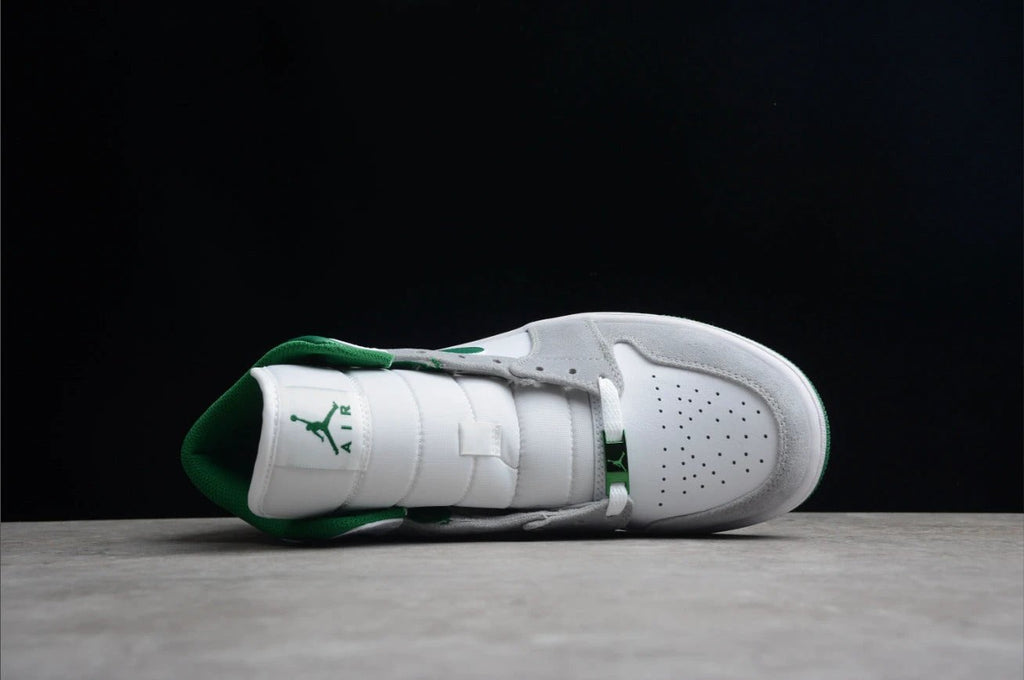Air Jordan 1 Mid SE White Gray Green by Air Jordan
