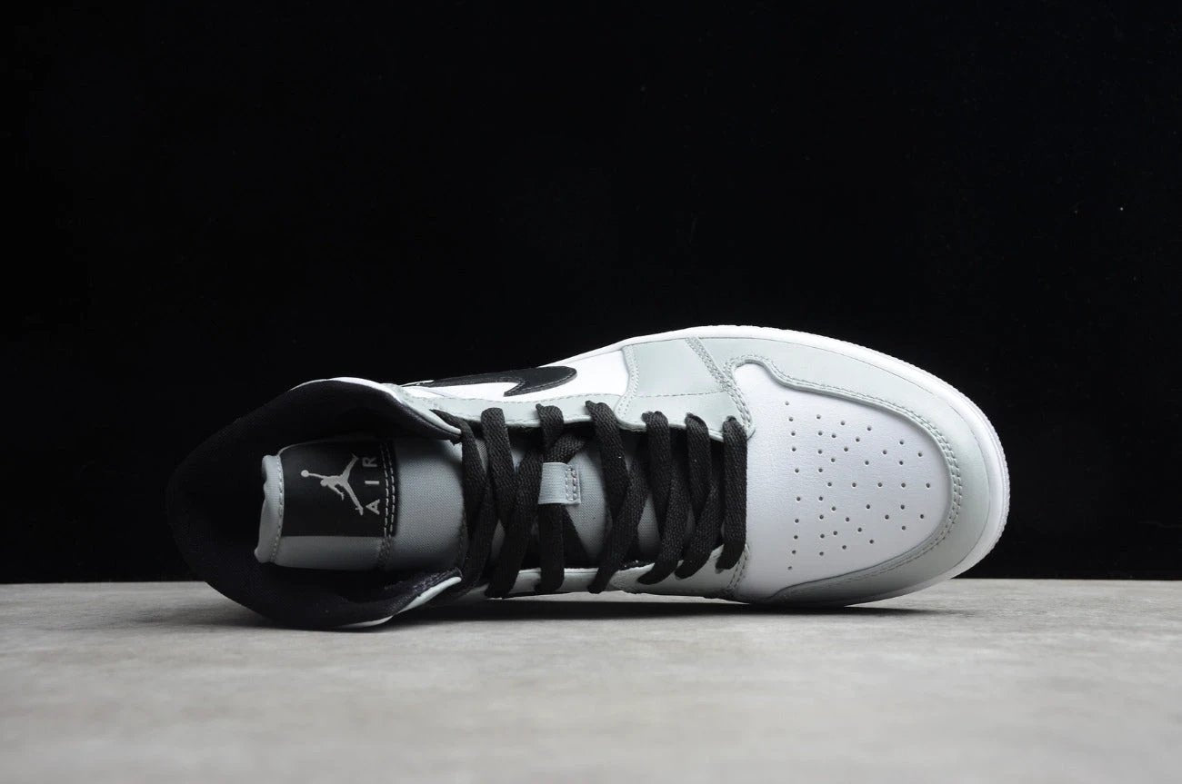 Air Jordan 1 Mid Gray White Black by Air Jordan