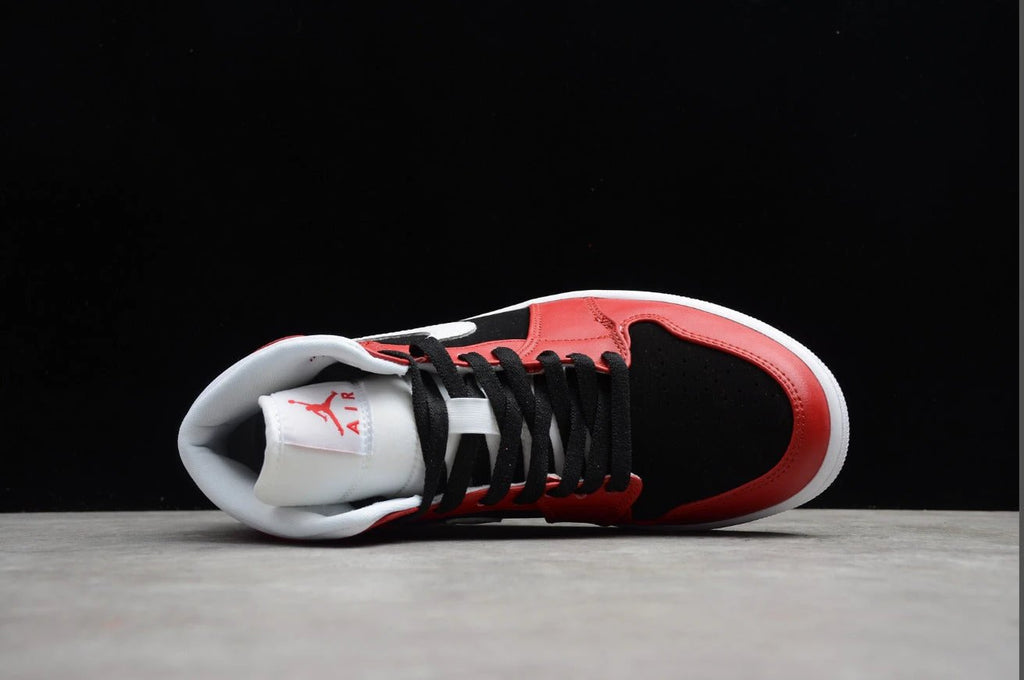 Air Jordan 1 Mid Gym Red Black by Air Jordan