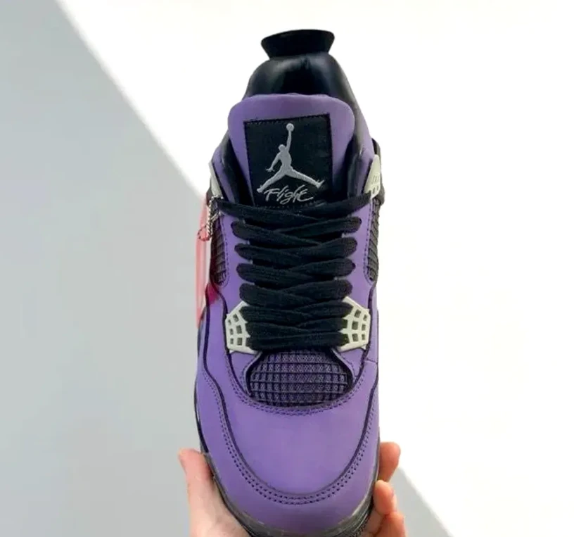 Travis Scott x AJ 4 F&F Dynasty Purple Shoes Sneakers by Air Jordan